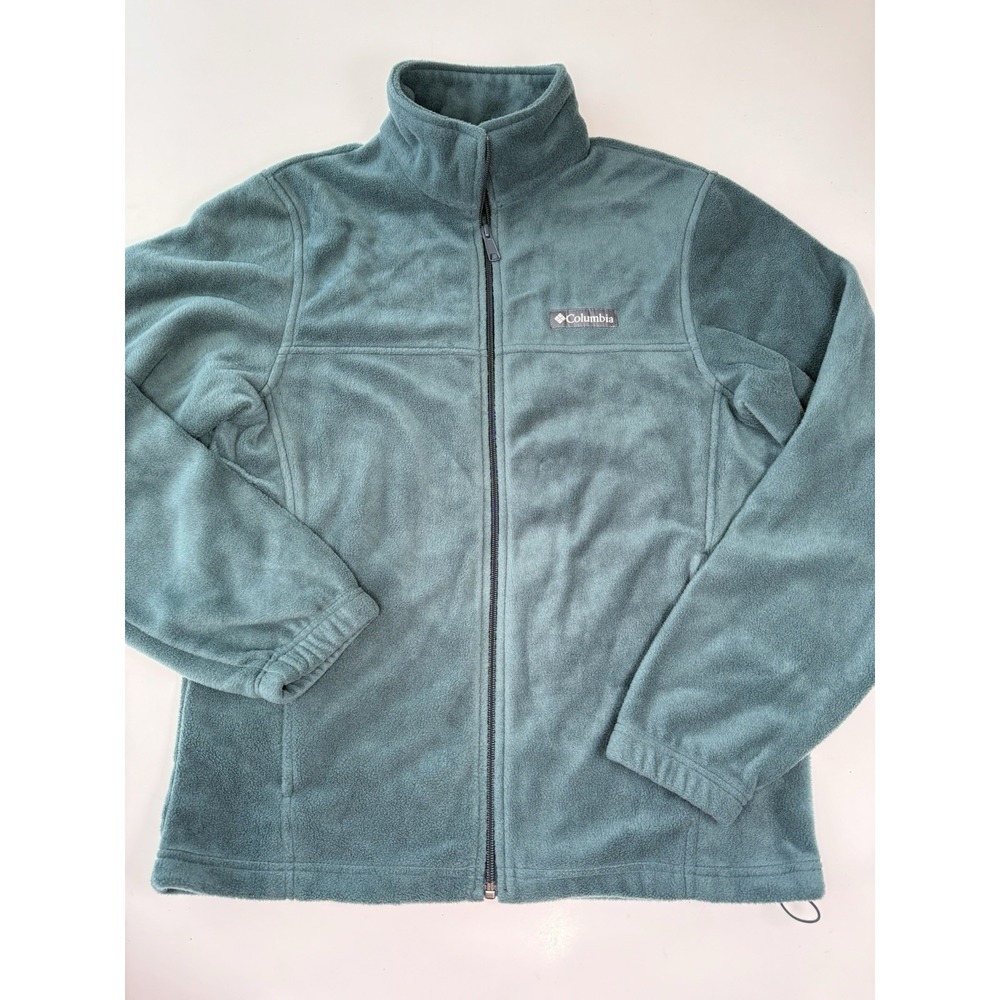 Columbia Fleece Jacket Mens S Steens Mountain Full Zip‎ Outdoors Casual green